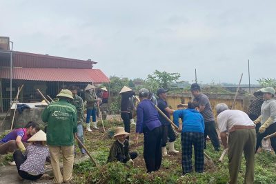 Trường Mầm non Giao Thịnh đón nhân sự đồng hành ủng hộ của 180 phụ huynh trong cải tạo nâng cấp khuôn viên trường Xanh- Sạch= Đẹp